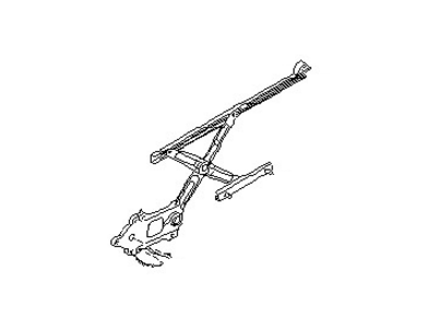 1995 Nissan 240SX Window Regulator - 80721-65F01