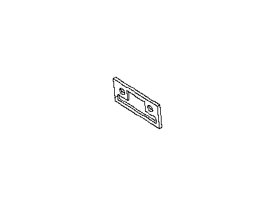 Nissan 96210-ZQ00A Bracket-Licence Plate