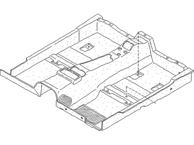 Nissan 74901-32P03 Carpet Assy-Floor