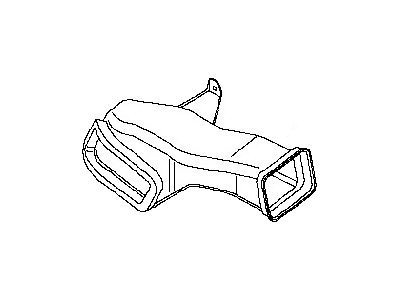 Nissan 27952-1LA0A Duct-REARHEATER