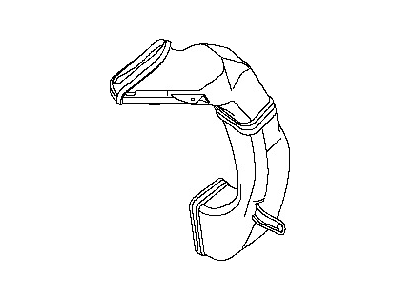 Nissan 27983-ZS00A Duct-Ventilator,Rear