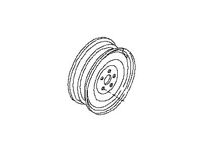 Nissan 40300-ZN60A Wheel Assy-Disc