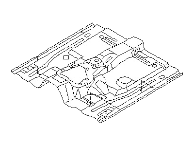 Nissan 240SX Floor Pan - 74312-42F30
