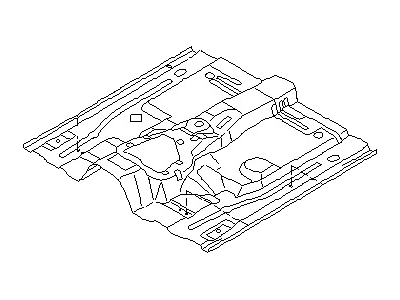 1993 Nissan 240SX Floor Pan - 74312-42F30