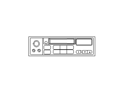 Nissan 28115-30R00 AM/FM Et Combination Radio