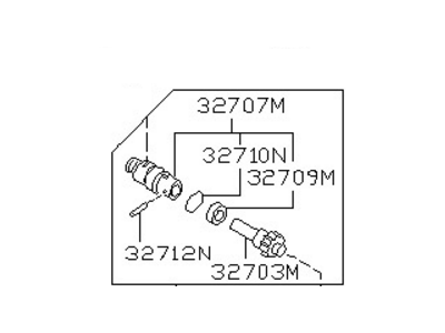 Nissan 32702-58M20 PINION Assembly SPEEDOMETER