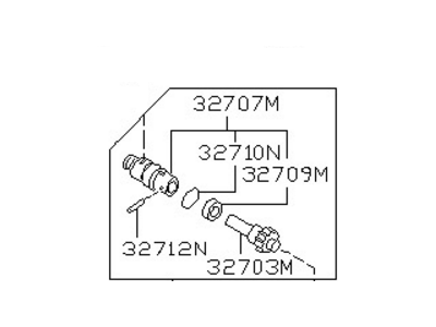 Nissan 32702-58M22 Pinion Assy-Speedometer