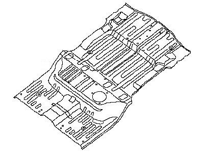 Nissan 74511-ZC330 Floor-Rear
