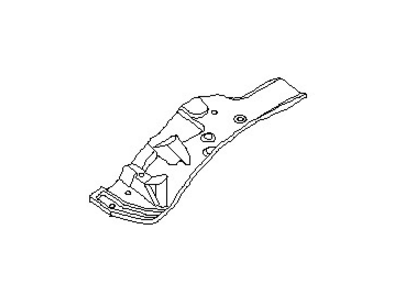 Nissan 64141-ZP030 Hoodledge-Lower,Rear LH