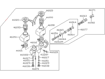 Nissan 46010-M7500 Brake Master Cylinder