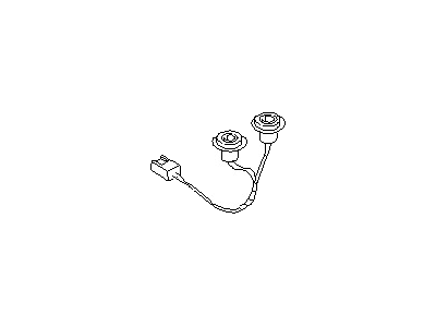 Nissan 26066-7B000 Bulb Socket Assembly, W/Harness