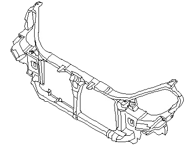 Nissan 62500-8J000 Support Assy-Radiator Core