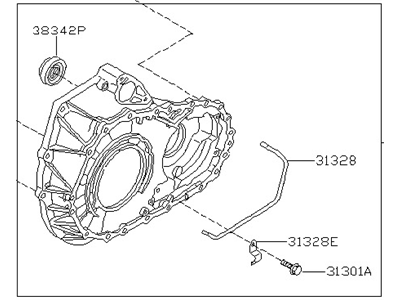 2000 Nissan Quest Bellhousing - 31300-80L00