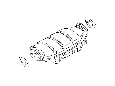 Nissan 20802-65E28 Catalytic Converter With Shelter
