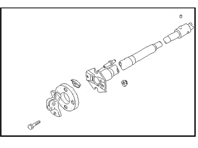 Nissan 200SX Intermediate Shaft - 48820-N8500