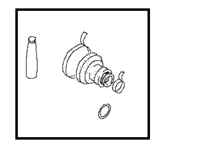 Nissan C9GDA-05U8L Repair Kit - Dust Boot, Inner