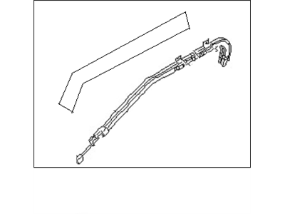 Nissan 86901-0B025 Guide Rail Assembly-Passive,Front LH