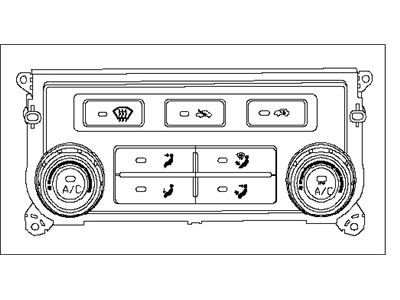 Nissan 27510-1PA0B Control Assembly-Air Conditioner