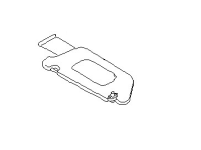 Nissan 96401-8J000 Left Sun Visor Assembly