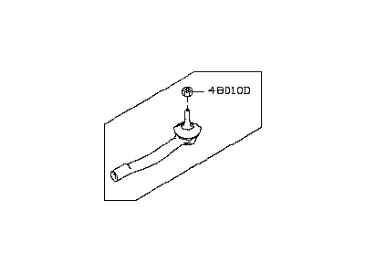 Nissan D8640-4BA0A Socket Assembly-Tie Rod,OTR LH