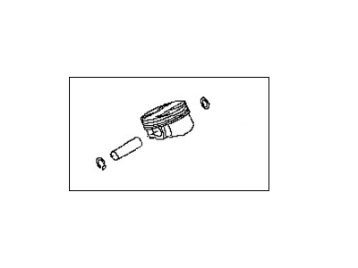 Nissan A2010-EY02D Piston,W/PIN