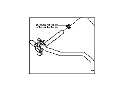 Nissan 92400-7S010 Hose Assembly Inlet