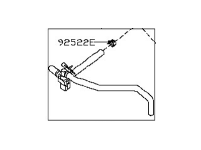 Nissan 92400-ZW10A Hose Assembly Inlet