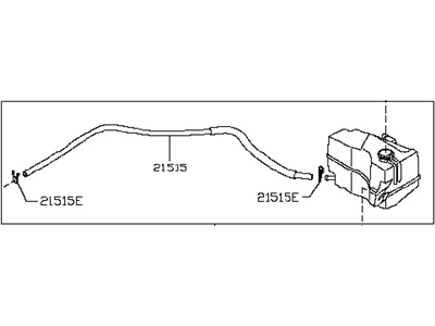 Nissan 21711-JG000 Tank Assy-Reserve