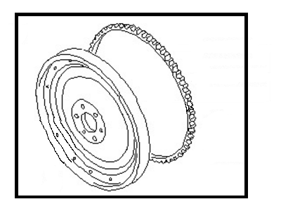 Nissan 12310-33M10 FLYWHEEL Assembly