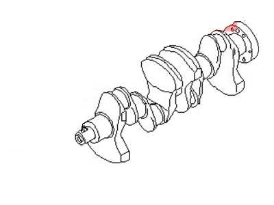 1984 Nissan Pulsar NX Crankshaft - 12201-17M00