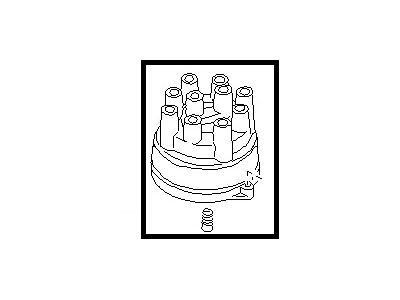 1988 Nissan Pathfinder Distributor Cap - 22162-16E06PU