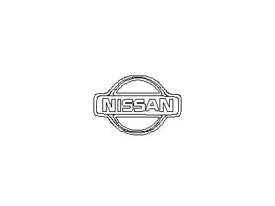 Nissan 62890-EM30A Front Emblem