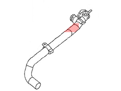 Nissan 21501-3TA0A Hose-Radiator,Upper