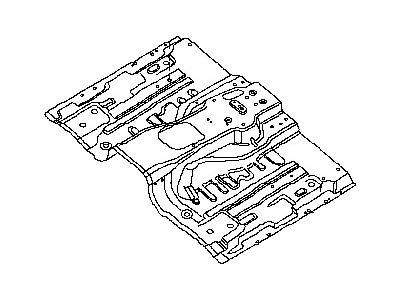 2009 Nissan Frontier Floor Pan - G4312-ZS0MA