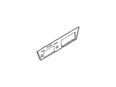 Nissan 28041-01G00 Escutcheon-Radio