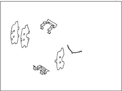 2007 Nissan Quest Brake Caliper Repair Kit - D1080-CN91B