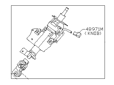 2004 Nissan Quest Steering Column - 48810-5Z000