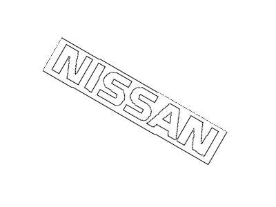Nissan 62891-D4500 Front Emblem