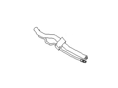 Nissan 49725-9E000 Hose-Return,Power Steering