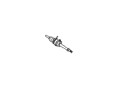 Nissan 39100-JA010 Shaft Assy-Front Drive,RH