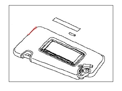 2020 Nissan 370Z Sun Visor - 96401-1ET1A