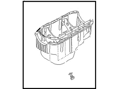 1983 Nissan Pulsar NX Oil Pan - 11110-01M07