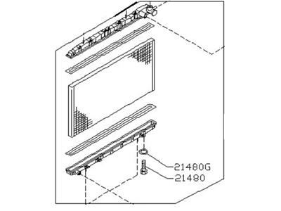 1995 Nissan Sentra Radiator - 21460-0M520