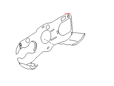 Nissan 24811-EV00A Combination Meter Housing Lower