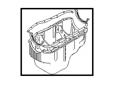 1984 Nissan Pulsar NX Oil Pan Gasket - 11132-01M25