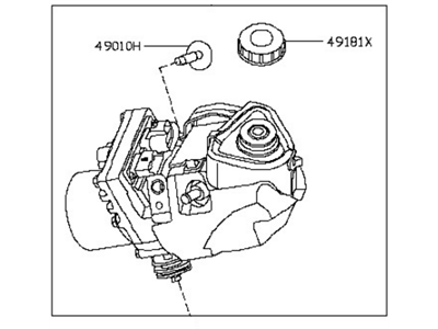 Nissan 49110-3TA5E Pump Power Steering