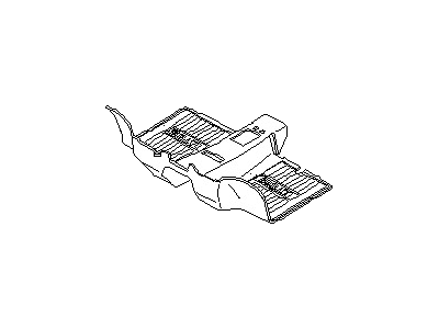 Nissan 74902-04W01 Mat Floor Brown