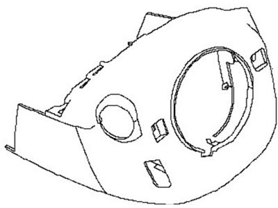 Nissan 48470-3TA1A Cover Set-Steering Column