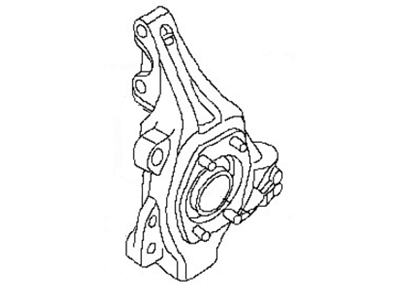 2009 Nissan Altima Steering Knuckle - 40015-JA80A