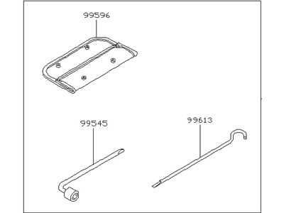 Nissan 99501-67Y10 Tool Set-Standard